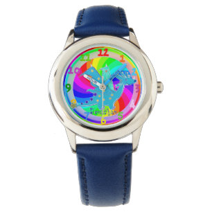 Blue Dragon Kids Watch Custom Boy Name Jonathan Armbanduhr