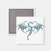 Blue Dragon Magnet (Vorderseite/Rückseite)