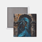 Blue Dragon Magnet (Vorderseite/Rückseite)