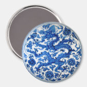 Blue Dragon Magnet (Vorderseite/Rückseite)