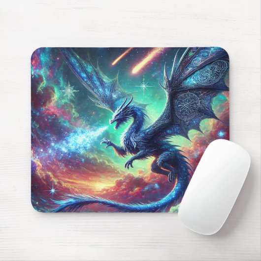 Blue Dragon Mousepad (Mit Mouse)