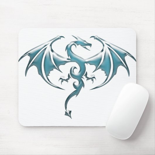 Blue Dragon Mousepad (Mit Mouse)