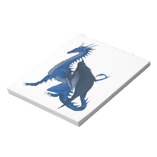 Blue Dragon Notizblock (Rotiert)