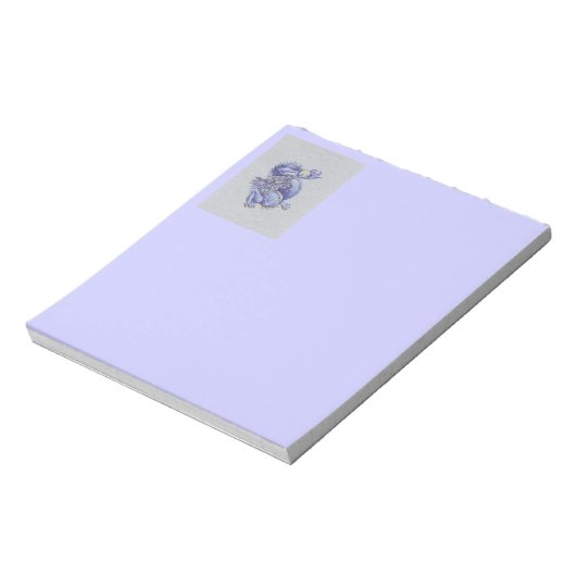 Blue Dragon Notizblock (Rotiert)