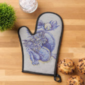 Blue Dragon Ofenhandschuh (Oben unten)
