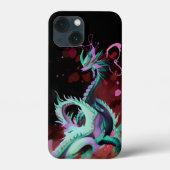 Blue Dragon Phone Case (Rückseite)