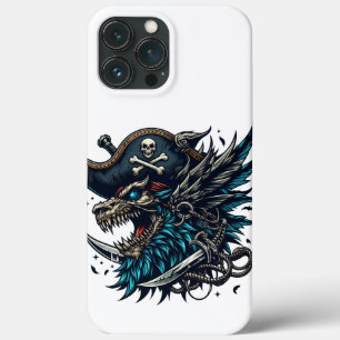 Blue Dragon Pirate iPhone 13 Pro Max Hüllen