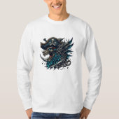 Blue Dragon Pirate Long Sleeve T - Shirt (Vorderseite)