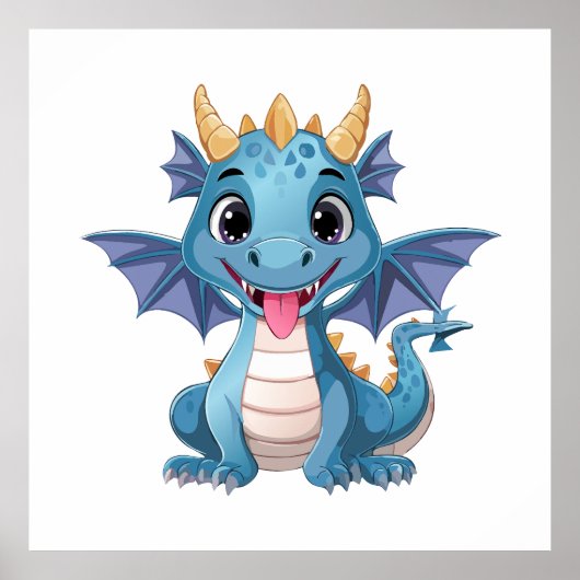 blue dragon poster (Vorne)
