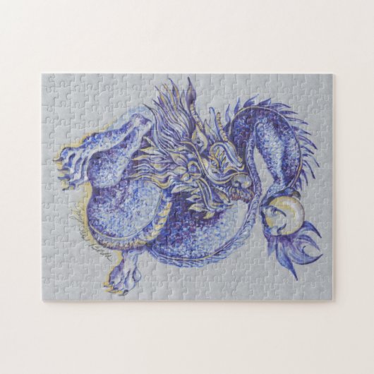 Blue Dragon Puzzle (Horizontal)