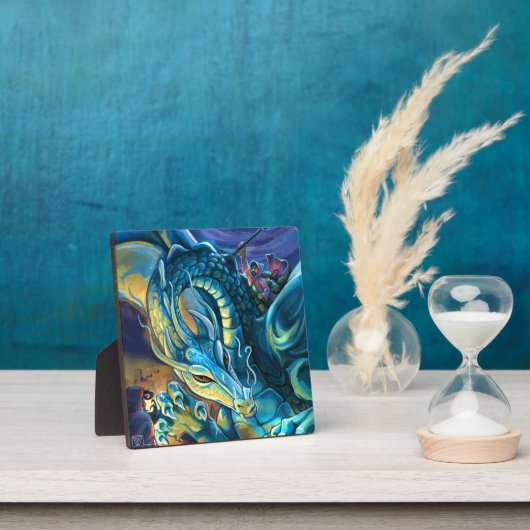 Blue Dragon Rider Fotoplatte (InSitu)