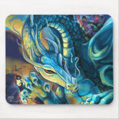 Blue Dragon Rider Mousepad (Vorne)