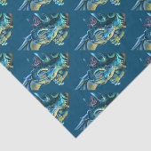 Blue Dragon Rider Seidenpapier (Ausschnitt)