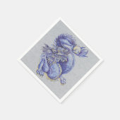 Blue Dragon Serviette (Ecke)