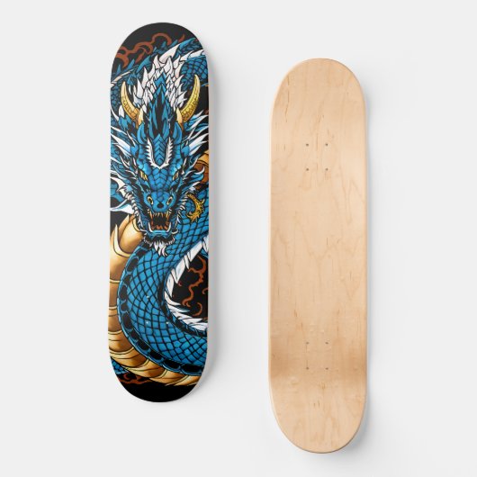 Blue Dragon Skateboard (Vorderseite)