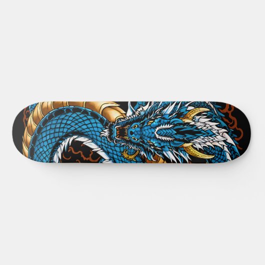 Blue Dragon Skateboard (Horizontal)