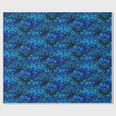 Blue Dragon Skin Geschenkpapier (Flach)