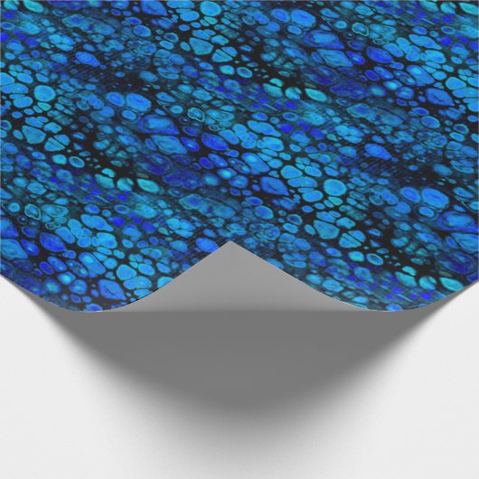 Blue Dragon Skin Geschenkpapier (Ecke)