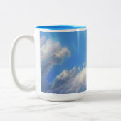 Blue Dragon Soaring Skies  Zweifarbige Tasse (Links)