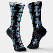 blue dragon socken (Gewinkelt)
