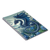 Blue Dragon Spiral Notebook | Fantasy-gepriesen Notizblock (Rechte Seite)