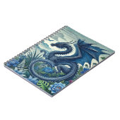 Blue Dragon Spiral Notebook | Fantasy-gepriesen Notizblock (Linke Seite)