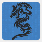 Blue Dragon Sticker (Vorderseite)