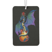 Blue Dragon Sunburst Gitarre Autolufterfrischer (Rückseite)