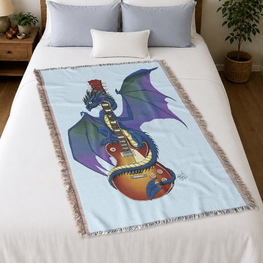 Blue Dragon Sunburst Gitarre Decke