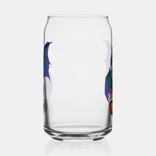 Blue Dragon Sunburst Gitarre Dosenglas (Links)