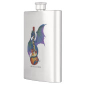 Blue Dragon Sunburst Gitarre Flachmann (Links)