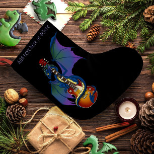 Blue Dragon Sunburst Gitarre Großer Weihnachtsstrumpf