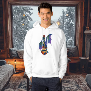 Blue Dragon Sunburst Gitarre Hoodie