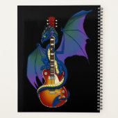 Blue Dragon Sunburst Gitarre Planer (Rückseite)