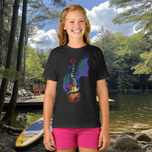 Blue Dragon Sunburst Gitarre T-Shirt