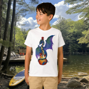Blue Dragon Sunburst Gitarre T-Shirt