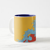 Blue Dragon Tasse (Vorderseite Links)