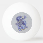 Blue Dragon Tischtennisball (Rückseite)
