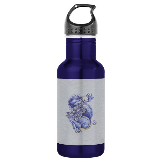 Blue Dragon Trinkflasche (Vorderseite)