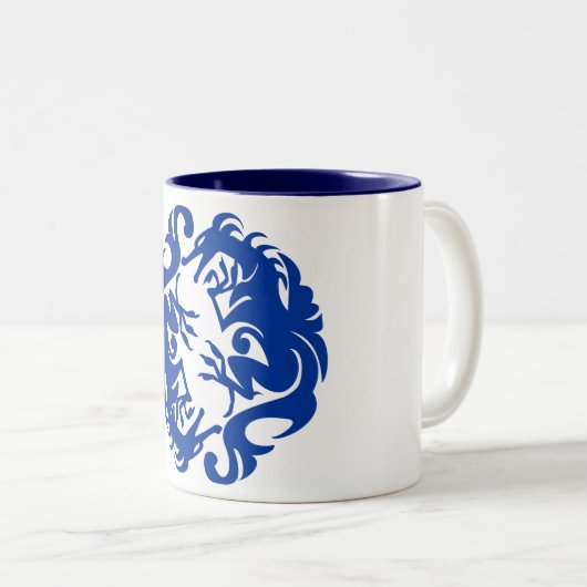 Blue Dragon Two-Tone-Tasse Zweifarbige Tasse (VorderseiteRechts)