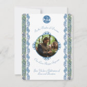 Blue Dragon UAWG Celtic Wedding Einladung (Vorderseite)