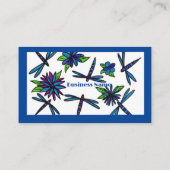 Blue Dragonfats Business Cards Visitenkarte (Rückseite)