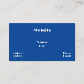 Blue Dragonfats Business Cards Visitenkarte (Vorderseite)