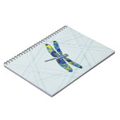 Blue Dragonfly Art Journal Notizblock (Linke Seite)