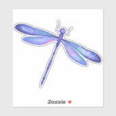 Blue Dragonfly Custom - Vinyl Sticker ausschneiden (Blatt)