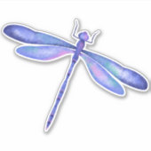 Blue Dragonfly Custom - Vinyl Sticker ausschneiden (Vorderseite)