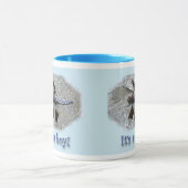 Blue Dragonfly Es ist ein Junge! Neue Baby-Tasse Tasse (Zentrum)