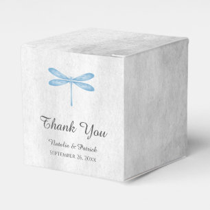 Blue Dragonfly-Gastgeschenk Hochzeiten Geschenkschachtel