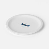 Blue Dragonfly - Insecco Wildlife Tierpark Califor Pappteller (Schrägansicht)