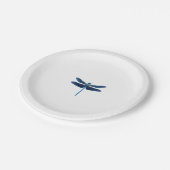 Blue Dragonfly - Insecco Wildlife Tierpark Califor Pappteller (Schrägansicht)